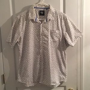 Super fun men's Lansky Brothers Hawaiian shirt